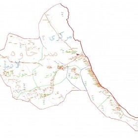 دانلود نقشه اتوکدی شهرستان میرجاوه